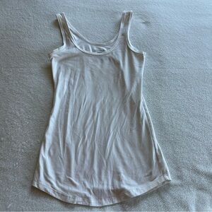 No Boundaries Sleek White Tank Top
